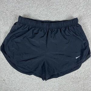 Nike Dri-FIT Shorts Womens XL Black Running Athletic Lined Drawstring